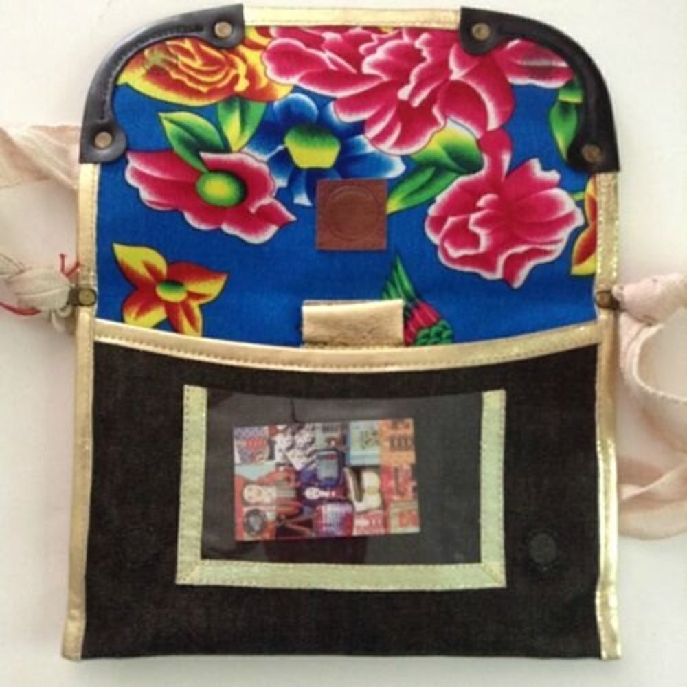 Valerie Cordier Paris Hanoi Women's Purse Crossbody Shoulde Bag Donatello NEW - Picture 4 of 5